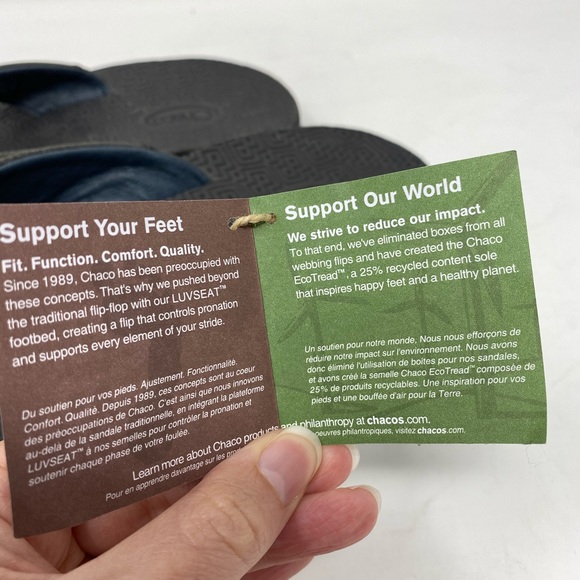 Chaco Kirk Wood black flops - Picture 6 of 6